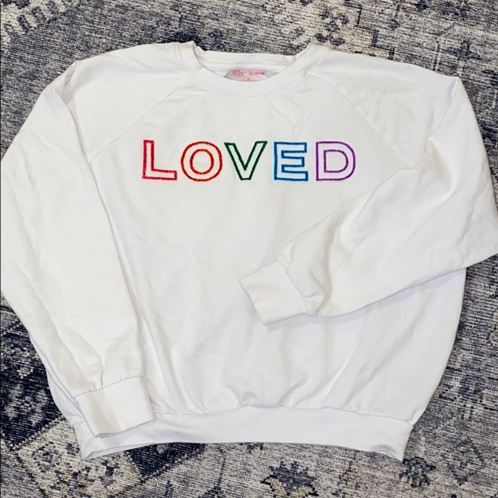 Betsey Johnson LOVED sweatshirt size Med